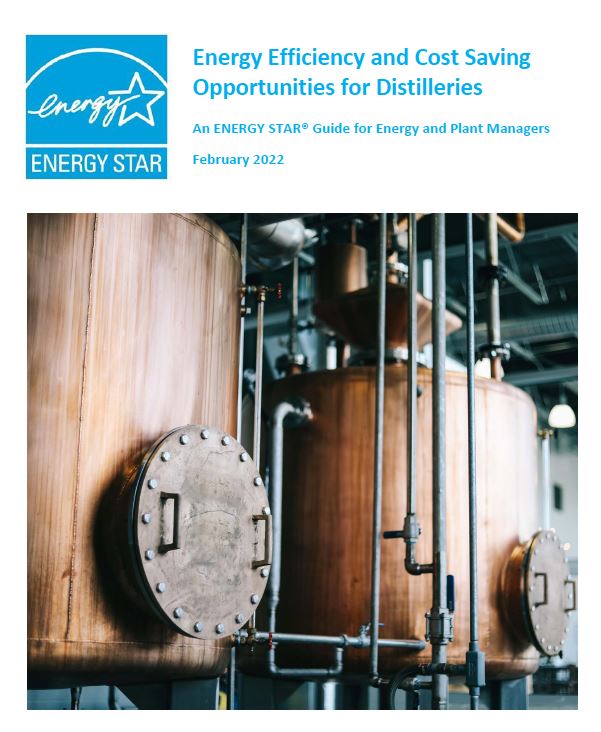Image of the cover page of the ENERGY STAR Distillery Guide