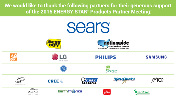 2015 ENERGY STAR Products Partner Meeting Co-Sponsors