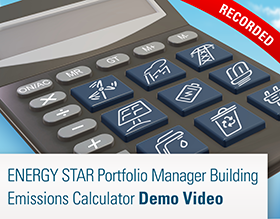 ENERGY STAR Portfolio Manager Building Emissions Calculator Demo Video