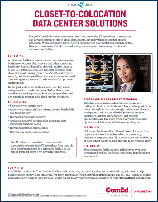 Closet-to-Colocation Data Center Solutions
