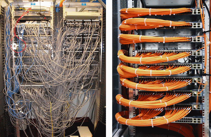 Unstructured vs Structured Cabling