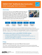 HVAC Grading for HVAC Contractors Fact Sheet – ENERGY STAR Multifamily New Construction