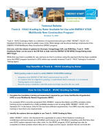 Track A - HVAC Grading by Rater Now Available for Use with ENERGY STAR Multifamily New Construction Program! Technical Bulletin,
