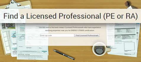 links to Licensed Professional Finder