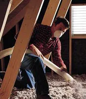 installing insulation